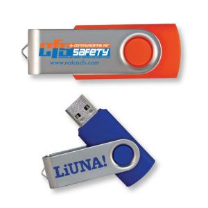 USA Assembled Swivel Flash Drive