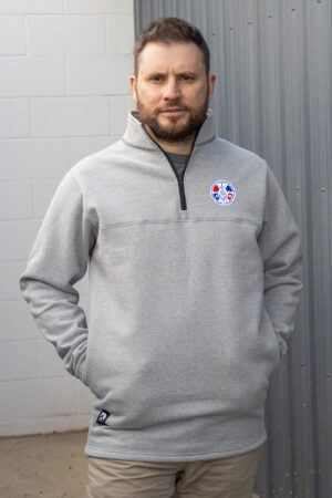 Heavyweight Quarter-Zip Fleece Pullover