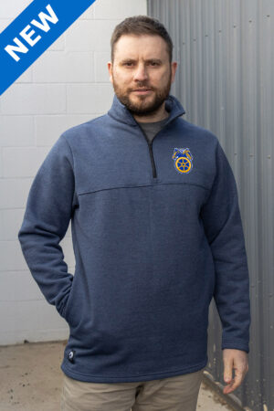 Heavyweight Quarter-Zip Fleece Pullover