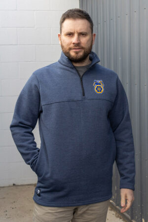 Heavyweight Quarter-Zip Fleece Pullover