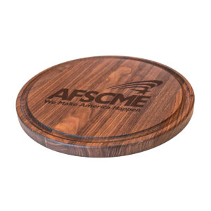 USA-Made Custom Solid 10" Maple Cheese Board