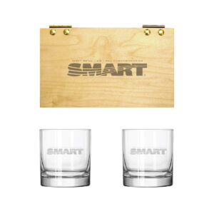 USA-Made Maple Rocks Glass Gift Box
