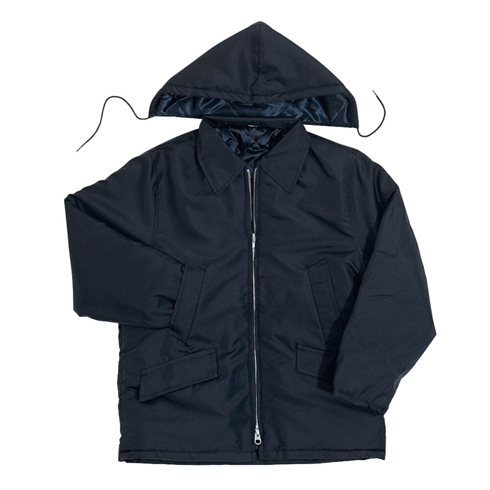 Usa-Made Nylon Parka With Zip-Off Hood