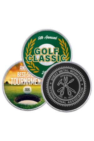 USA-Made Steel Golf Ball Marker