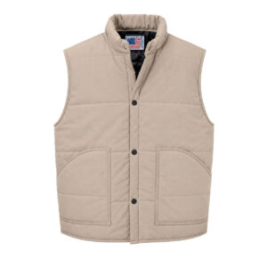 Poplin Down-Look Vest